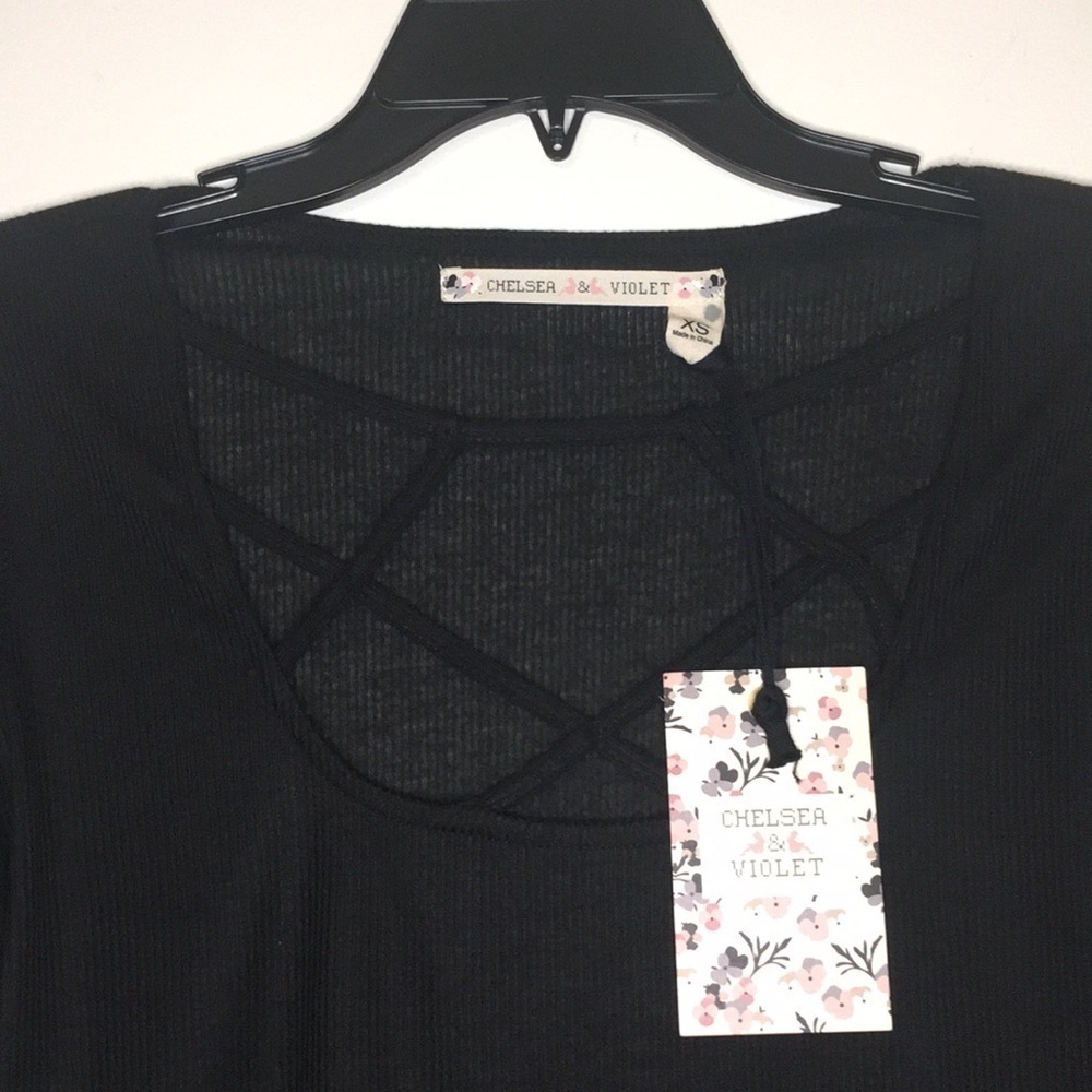 NWT Chelsea & Violet White Nights Jersey Top - Picture 3 of 14